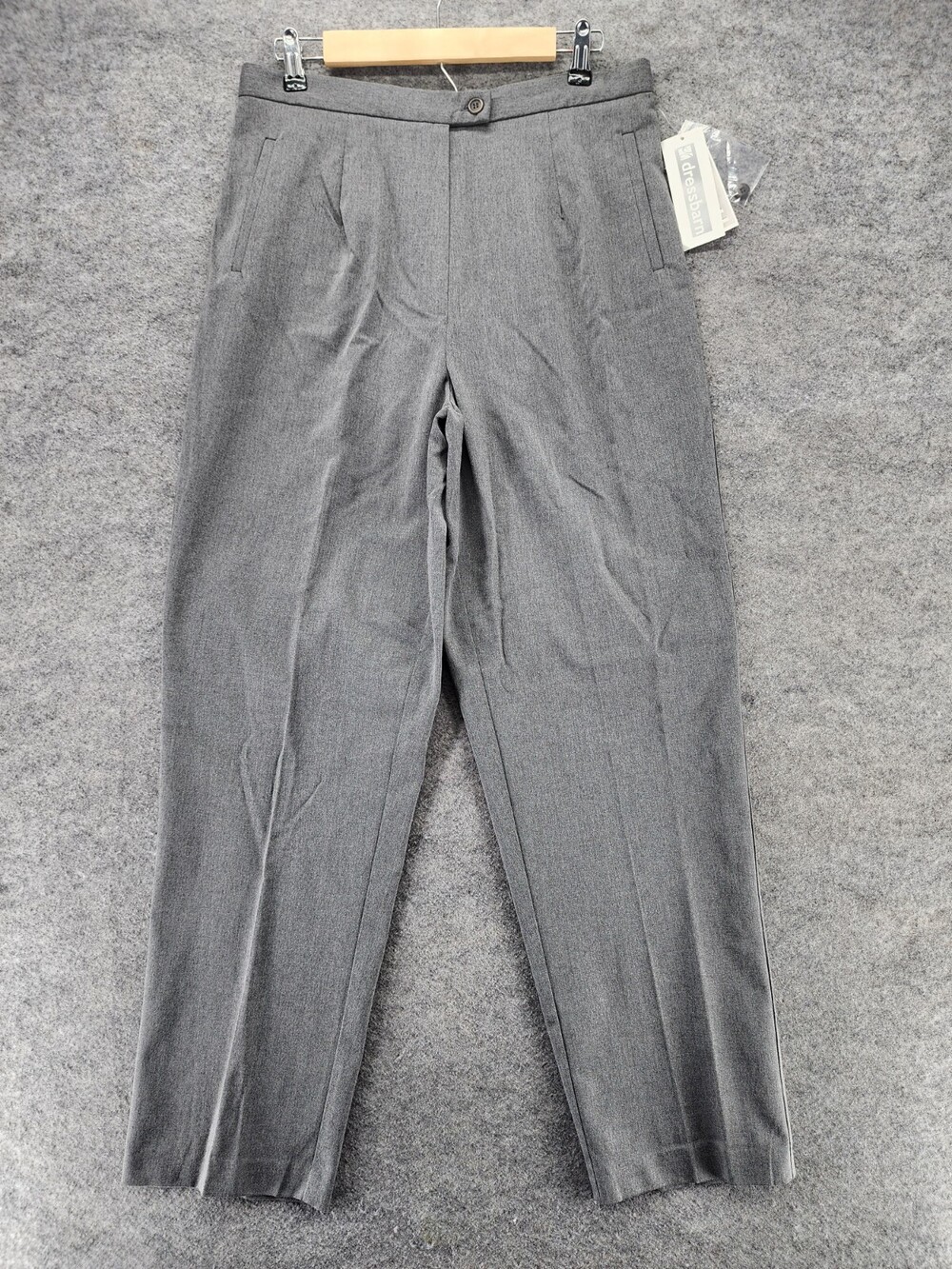 Dressbarn Dress Pants Womens 14 Gray High Rise